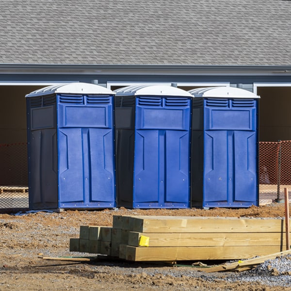 how do you dispose of waste after the porta potties have been emptied in Oak Ridge